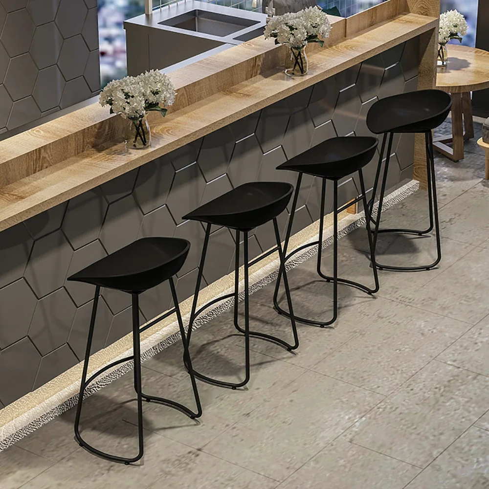 Kursi Nordic Mewah Bar ergonomis Fashion kecantikan kursi pesta Kustom furnitur Salon Taburetes De Bar kualitas trendi