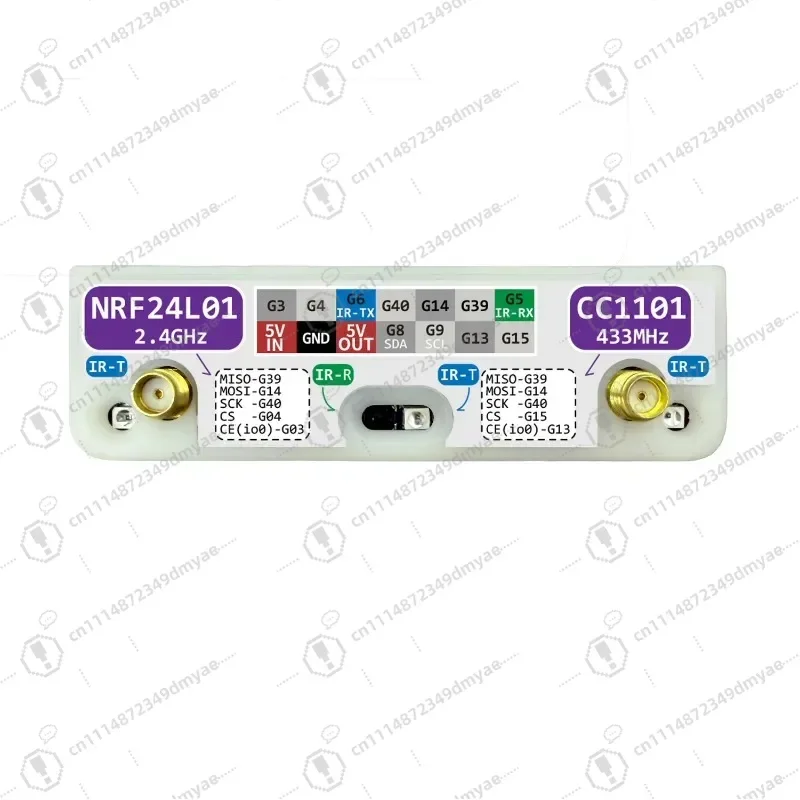 M5Stack CardPuter 3 In 1 RF Module CC1101 NRF24L01 IR Transceiver Accessory, Cardputer ADV Main Unit Not Included