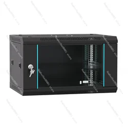 General Luxury Wall-Mounted Small Network Cabinet 6U Monitoring Server Weak Telecom Switch Cabinet Standard Size