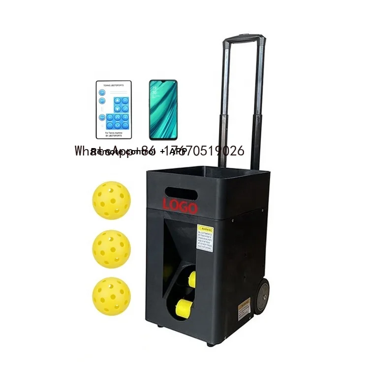 2026-Customs Popular Pickle Ball Serve Machine Throwing Machine Smart Educational Training Machine with App and Remote Control