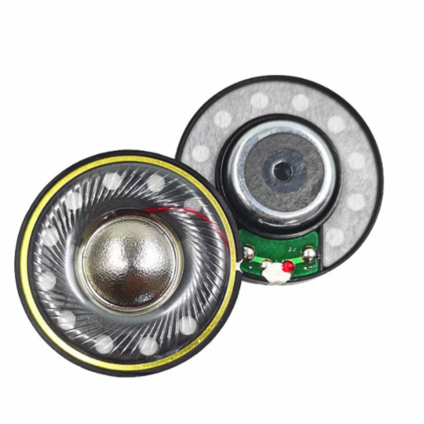 

40mm Hifi Headphones Speaker units 32ohm Headset Speaker Driver Composite titanium diaphragm 16 core voice coil Deep Bass New2pc