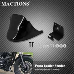 Motorcycle Front Bottom Spoiler Mudguard Air Dam Chin Fairing Fender For Harley Sportster XL 48 72 883 1200 Iron 2004-2021 2022