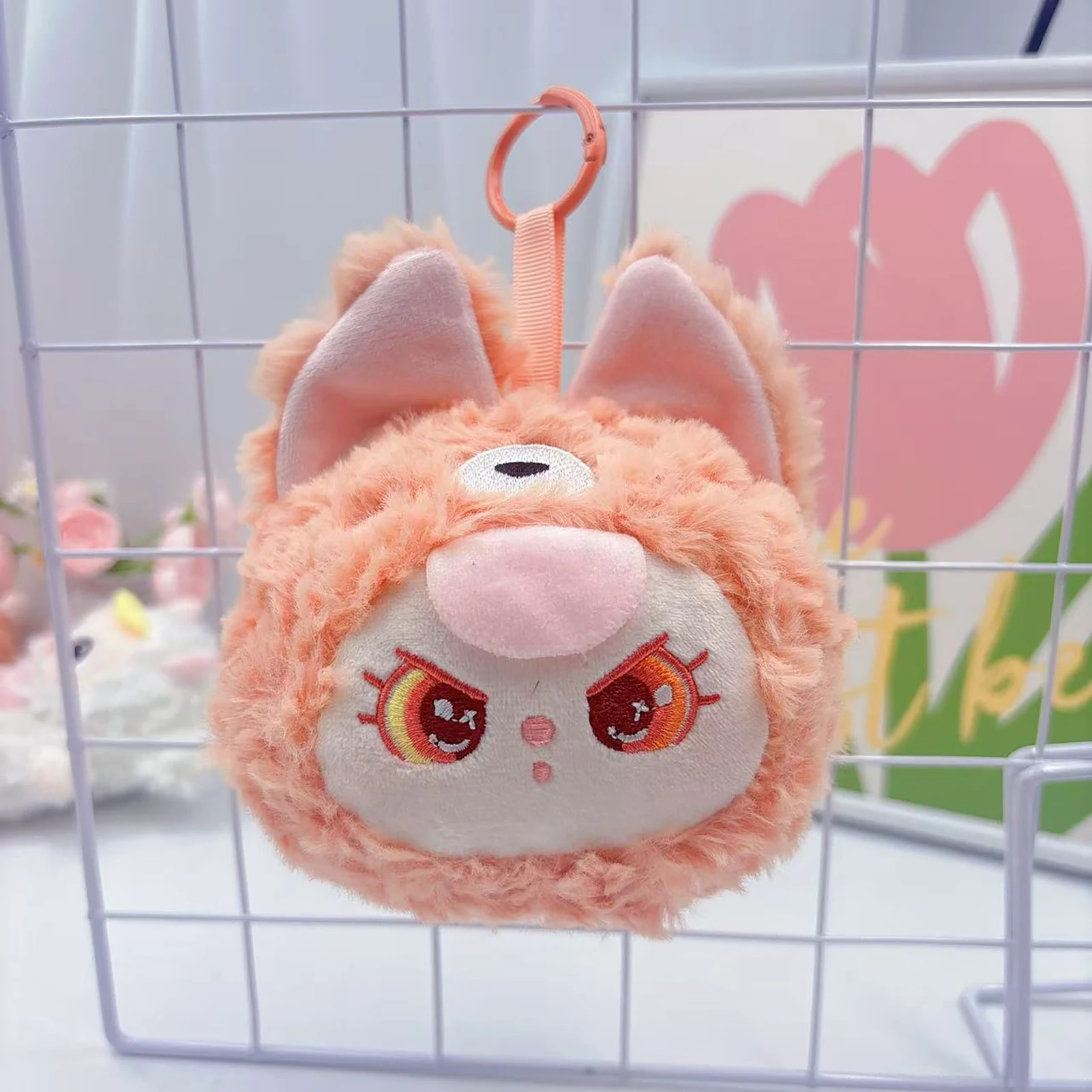 Cute Keychain with Plush Pendant Plush Key Holder Goodie Bag Stuffers Supplies Suitable for Modern Home Decor