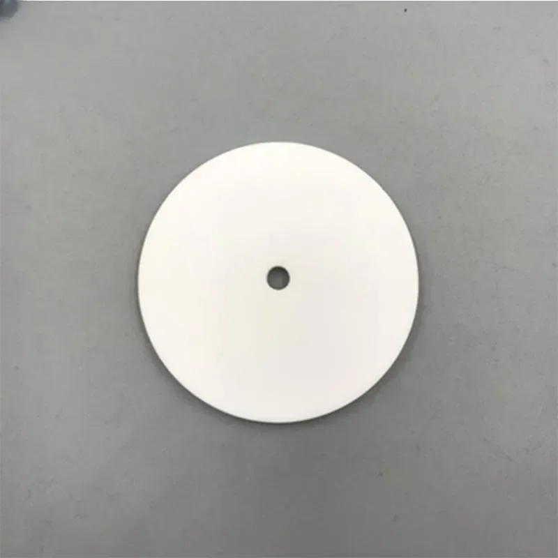 10pcs Insulated Heat Dissipation Ceramic Wafers Al2o3 95 Alumina Round Plate With Hole Aluminum Oxide Ceramics