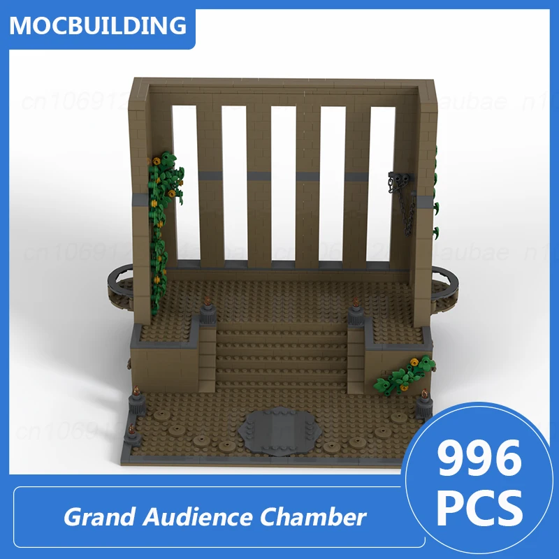 Yavin 4 templo grande câmara de público mini expositor modelo moc blocos de construção diy montar tijolos brinquedos de natal presentes 996 pçs