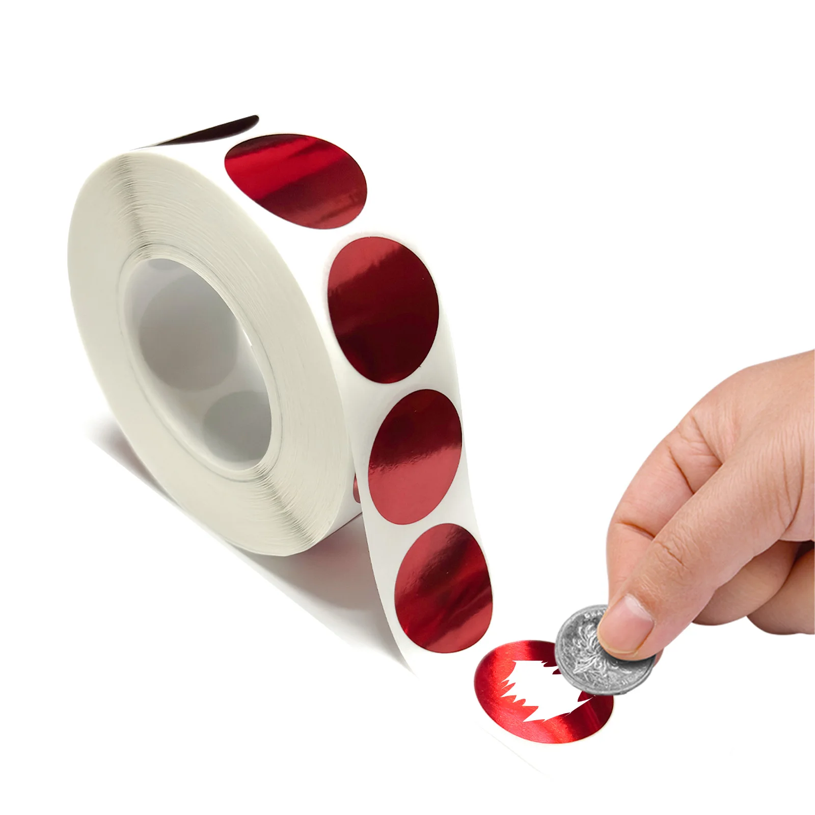 

1000 шт. скретч-наклейки 25*25 мм круглые голографические лазерные цветные металлические голограммы игры скретч-наклейка свадебная открытка