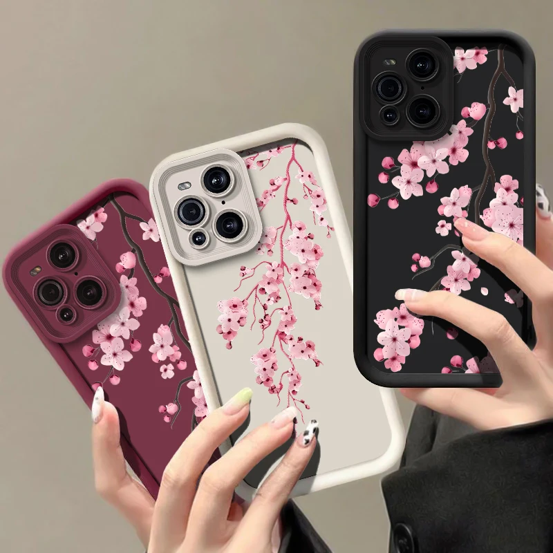Soft TPU Phone Case For Motorola Moto G100 G06 G56 G86 G05 G85 G14 E40 E32 E14 E13 Flower Pattern Silicone Shockproof Cover view 2