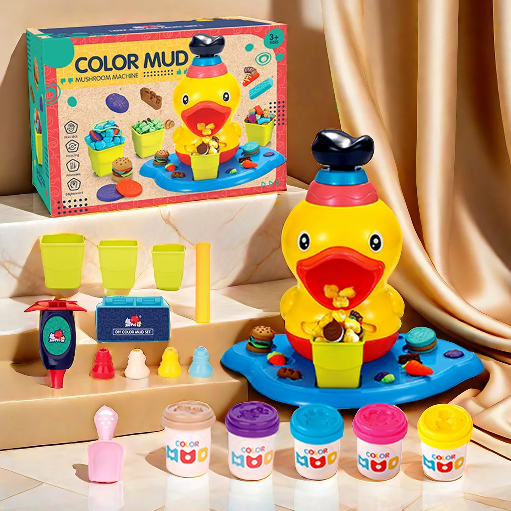Play Dough Noodle Machine Set DIY Clay Molds Kit Simulation Kitchen Creative Modeling Clay Kits Parent-child Interactive Gift