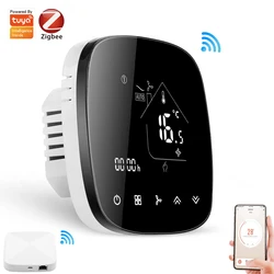 ZIGBEE TUYA 2MQTT WIFI Climatiseur central Thermostat Régulateur de température 2 tuyaux 4 tuyaux 3 vitesses Ventilo-convecteur Unité Régulateur de température domestique