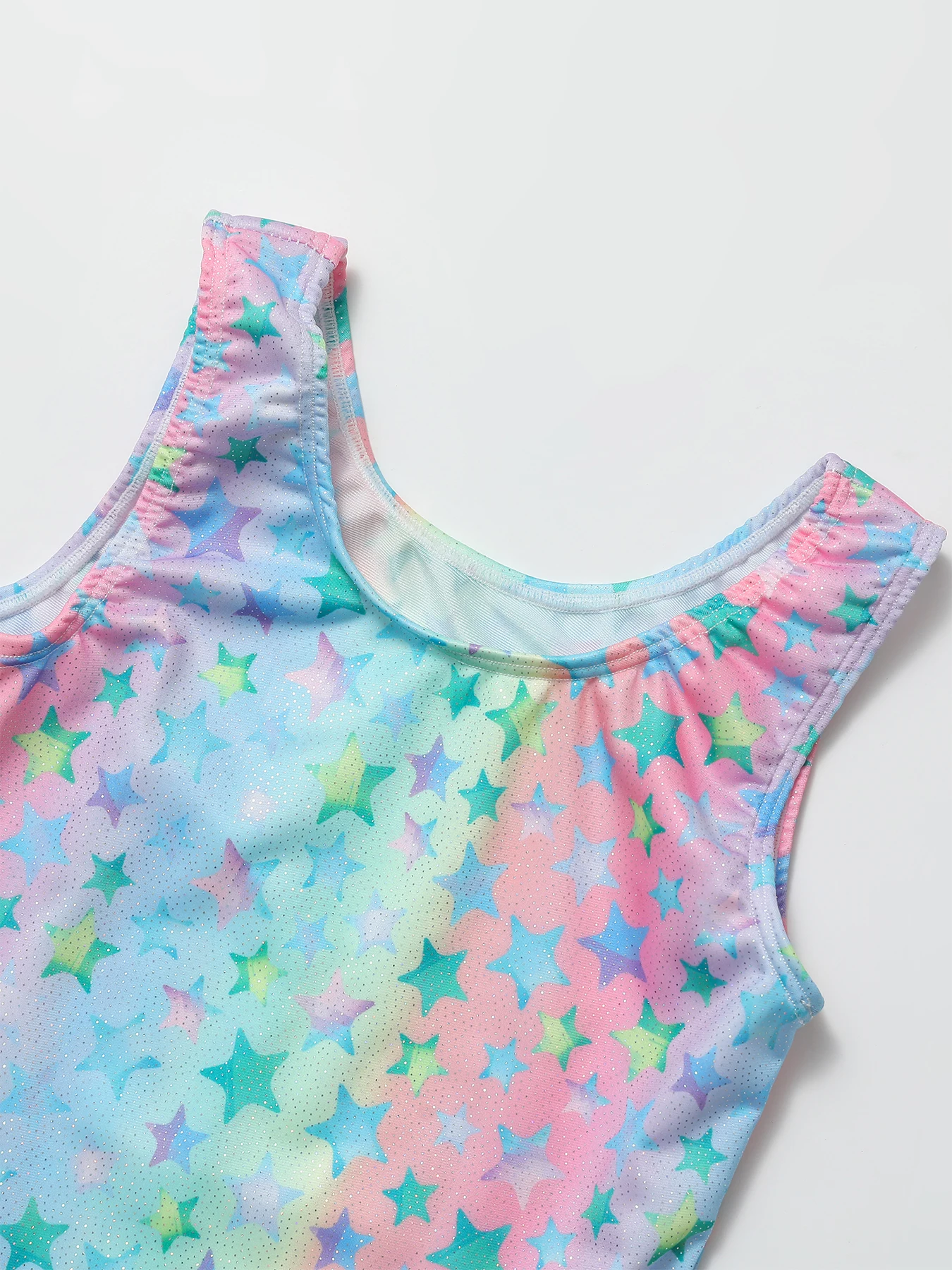 Leotards Girls Sleeveless Ballet Practice Dance Wear Gymnastics Bright Color printing Body Suits