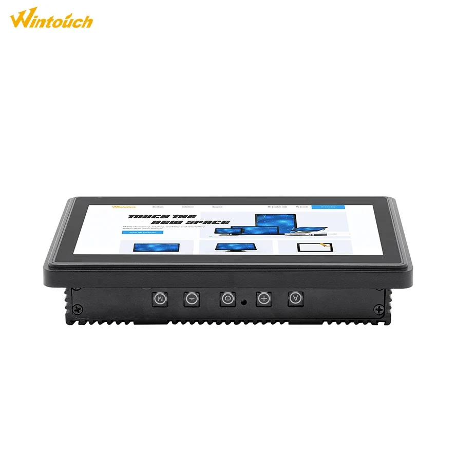 Muito bom 2025 7 polegadas embutido instalar monitor industrial display lcd montagem na parede industrial full hd lcd toque capacitivo industr