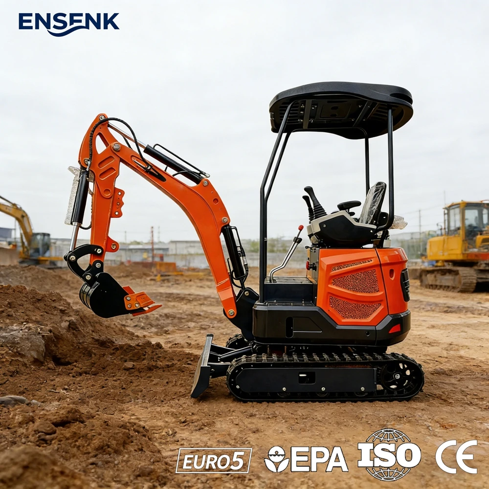 

Mini Excavator 1.0Ton 1.5Ton 2.5Ton Construction 1.8Ton Multifunctional CE Epa Yanmar Engine Fast Delivery