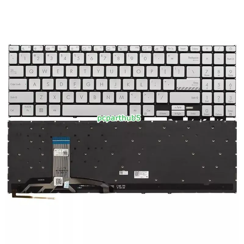 US Laptop Keyboard for ASUS Vivobook X1502Z D1502IA X1605ZA 0KN1-GT2JP1222325020006