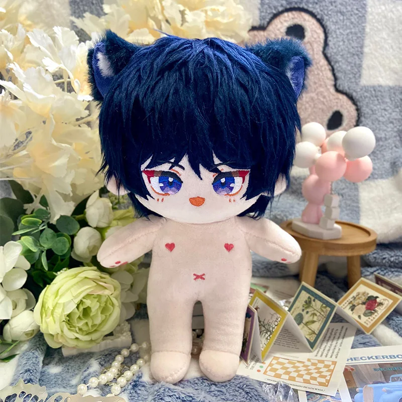 Game Genshin Impact Wanderer Plush Doll Stuffed Toy Anime Kunikuzushi Plushies Cartoon Boy Change Suit Dress Up Clothing Toys