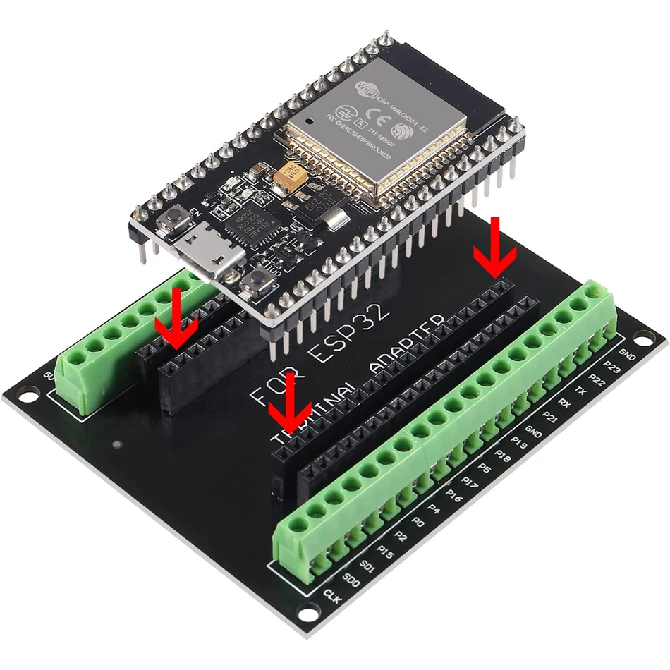 3pcs ESP32 Breakout Board GPIO 1 into 2 for 38 Pins ESP32S ESP32 Development Board for Arduino image 5
