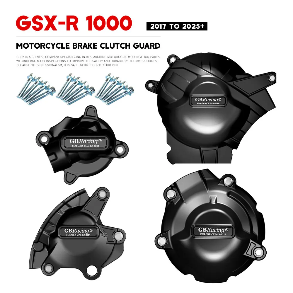 

GSXR1000 GB Racing Engine Protect Cover For SUZUKI GSX-R1000 2017-2024 Motorcycle Alternator Clutch Protection Cover Accessories