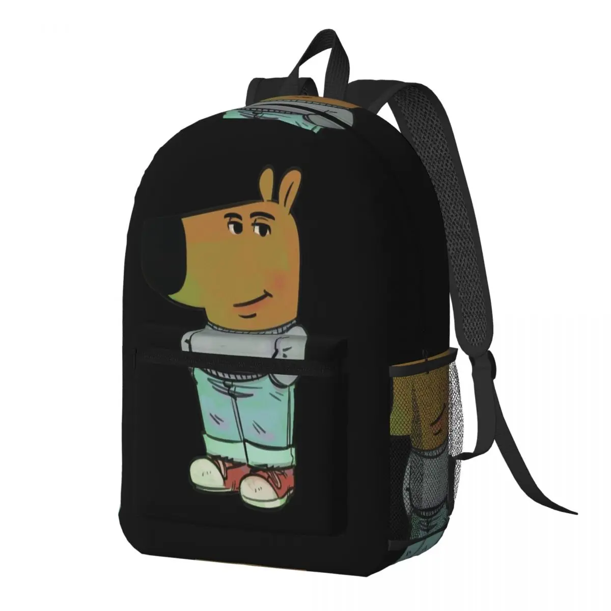 

Chill Guy Backpack Daypack Large Capacity Kids BookBag School Bag Shoulder Bags for Men Women
