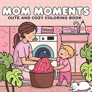Mom Moments Coloring Book 1