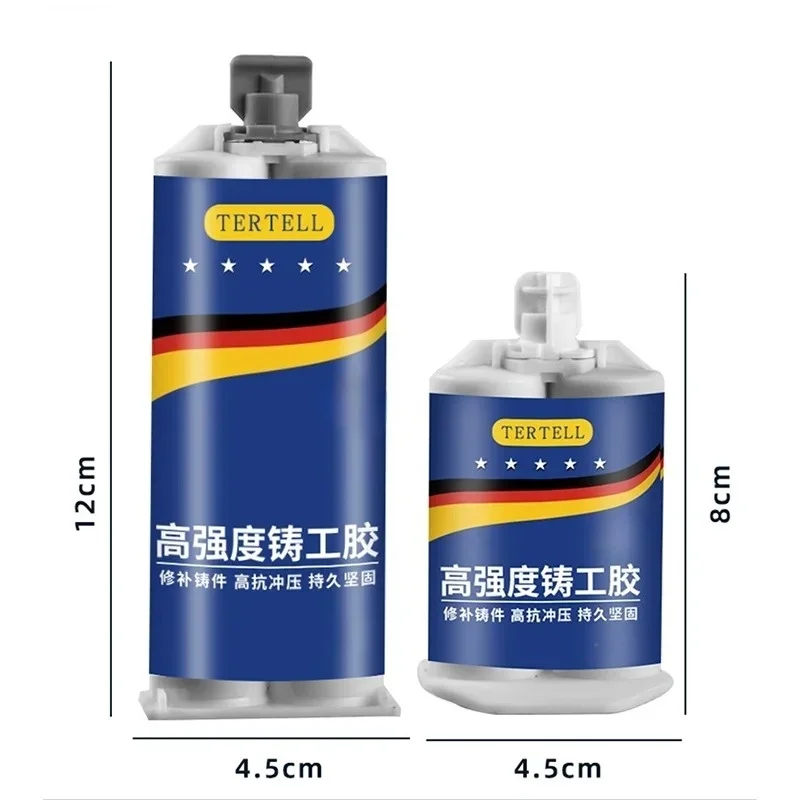 Metal Repair Paste 2 In1 Industrial AB Caster Glue Heat Resistant Sealant Cold Weld Strong Defect Repair Agent Glue
