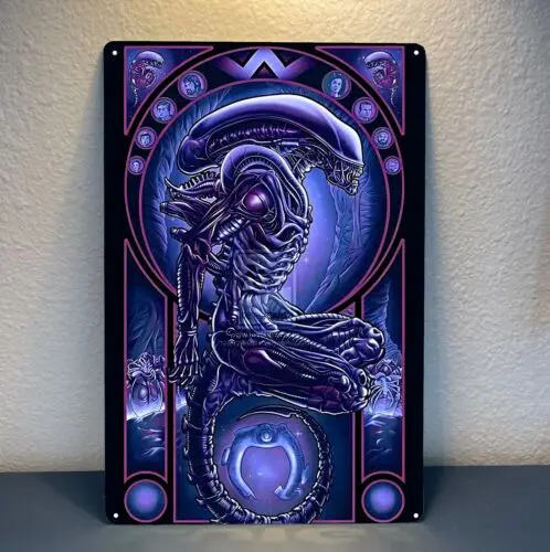 Alien Movie Metal Poster - Collectable Tin Sign - 20x30cm sign