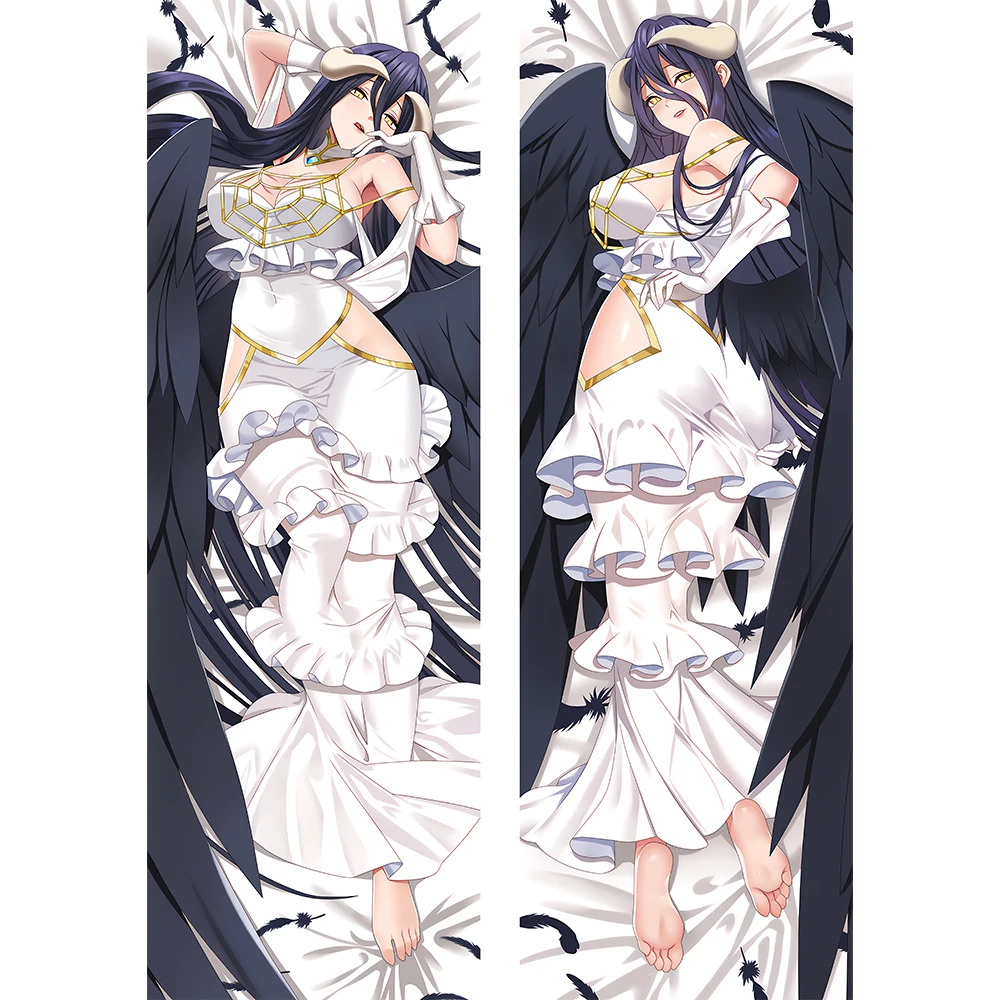 

Anime OVERLORD Albedo Pillow Cover Fullbody Pillowcase Dakimakura Sexy Bed Hugging Body Throw Cushion Home Decor Otaku Gifts