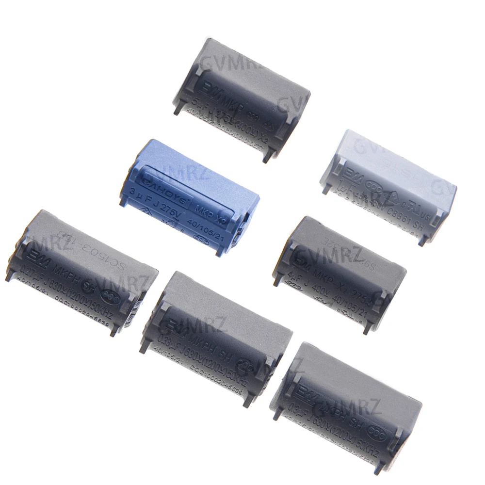 1PCS 1UF  0.27UF 0.33UF 0.3UF MKPH Film Capacitor Assorted Values 1uF–5uF 275V–1200V 31mm Pitch for Electronics 3UF 4UF 5UF