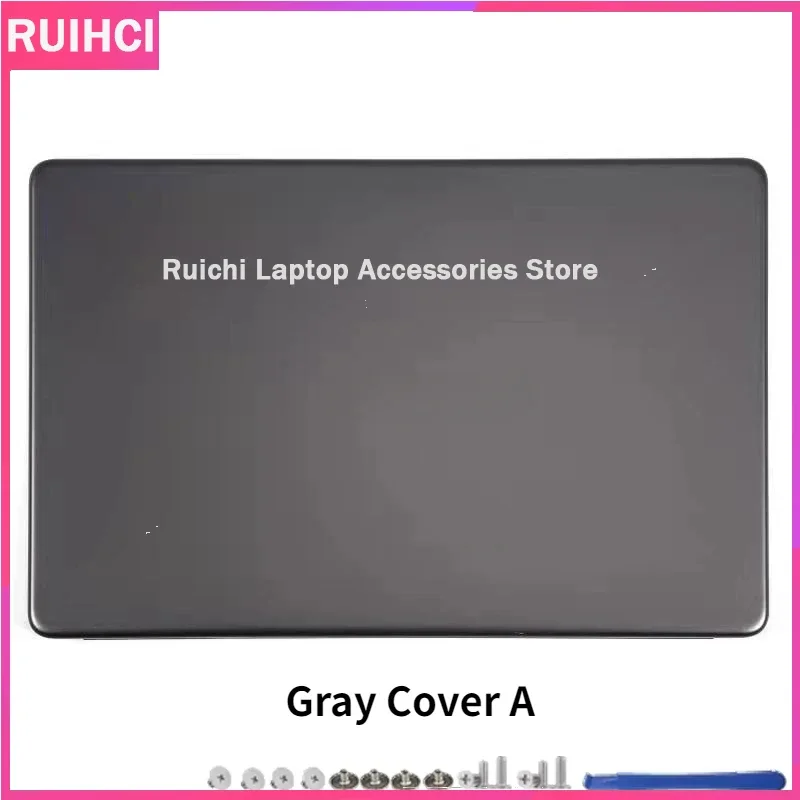 Laptop For MateBook D15 MRC-W60 MRC-W50 PL-W19 PL-W09 LCD Back Cover Rear Lid Screen Bezel Case Hinges