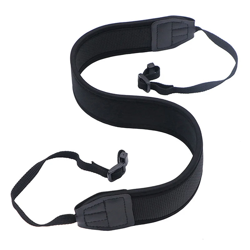1pcs Universal Neck Shoulder Strap Sling Belt Universal Camera Shoulder Neck Straps Adjustable Anti-slip Black Straps for Camera