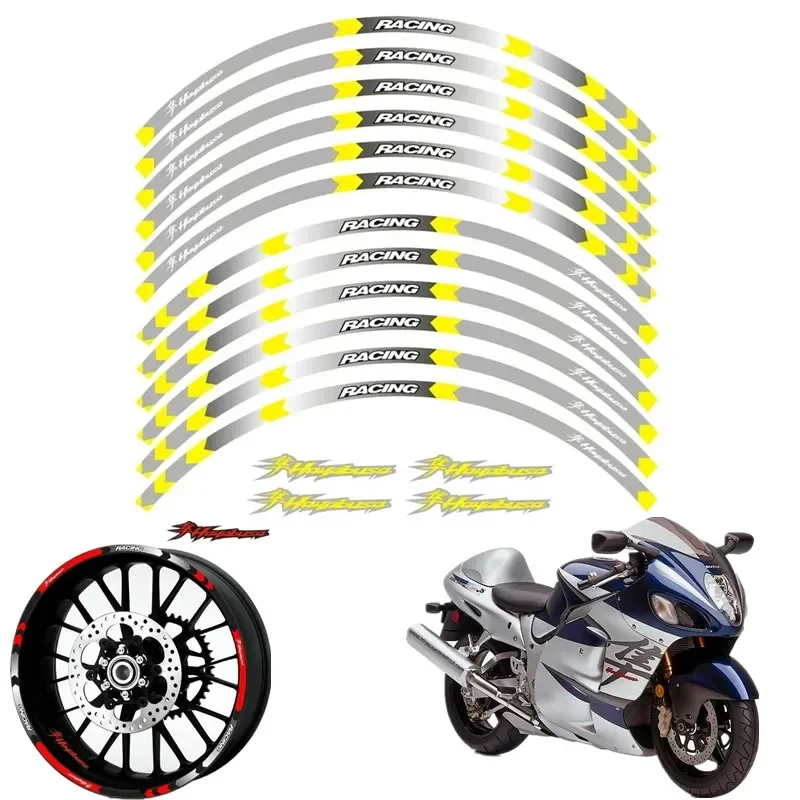 MOTO For Suzuki Hayabusa GSXR 1300 Motorcycle Parts Contour Wheel Decoration Decal Sticker - C