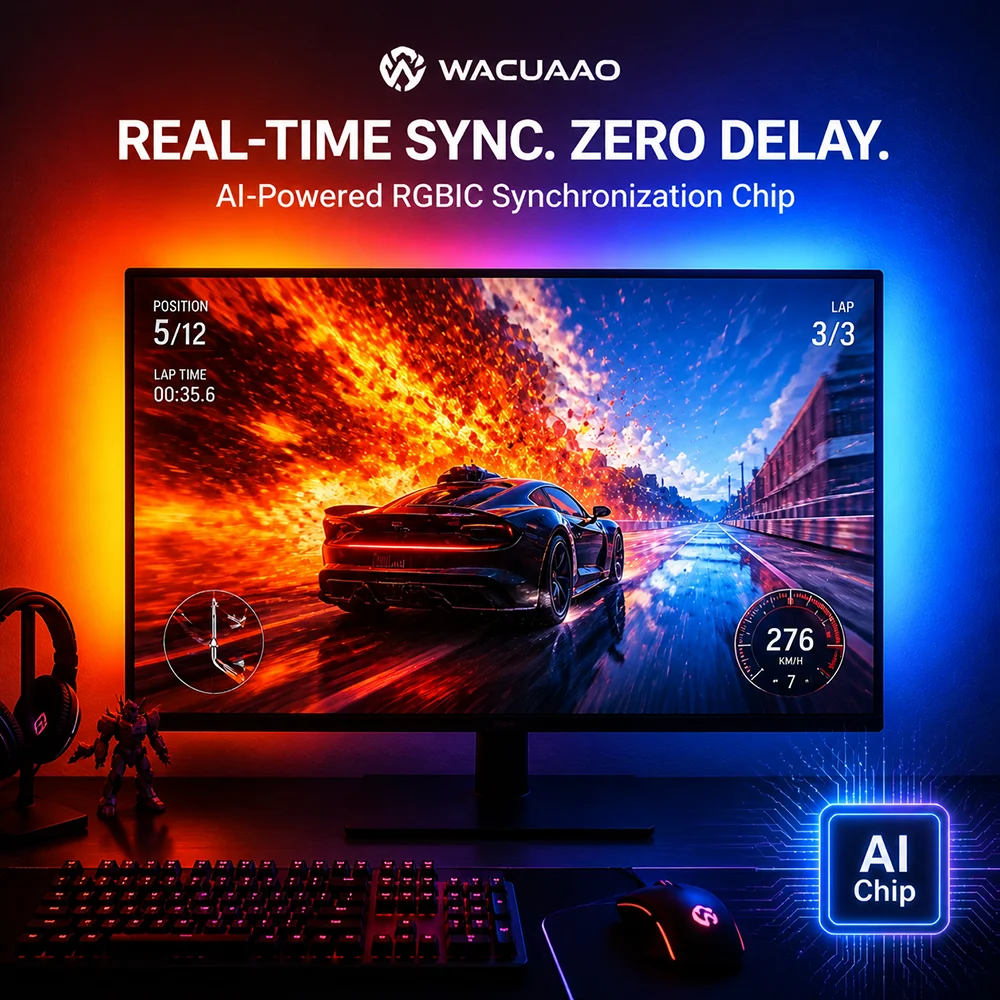 Rétroéclairage synchronisé WAC - Pc Gaming Setup avis et prix