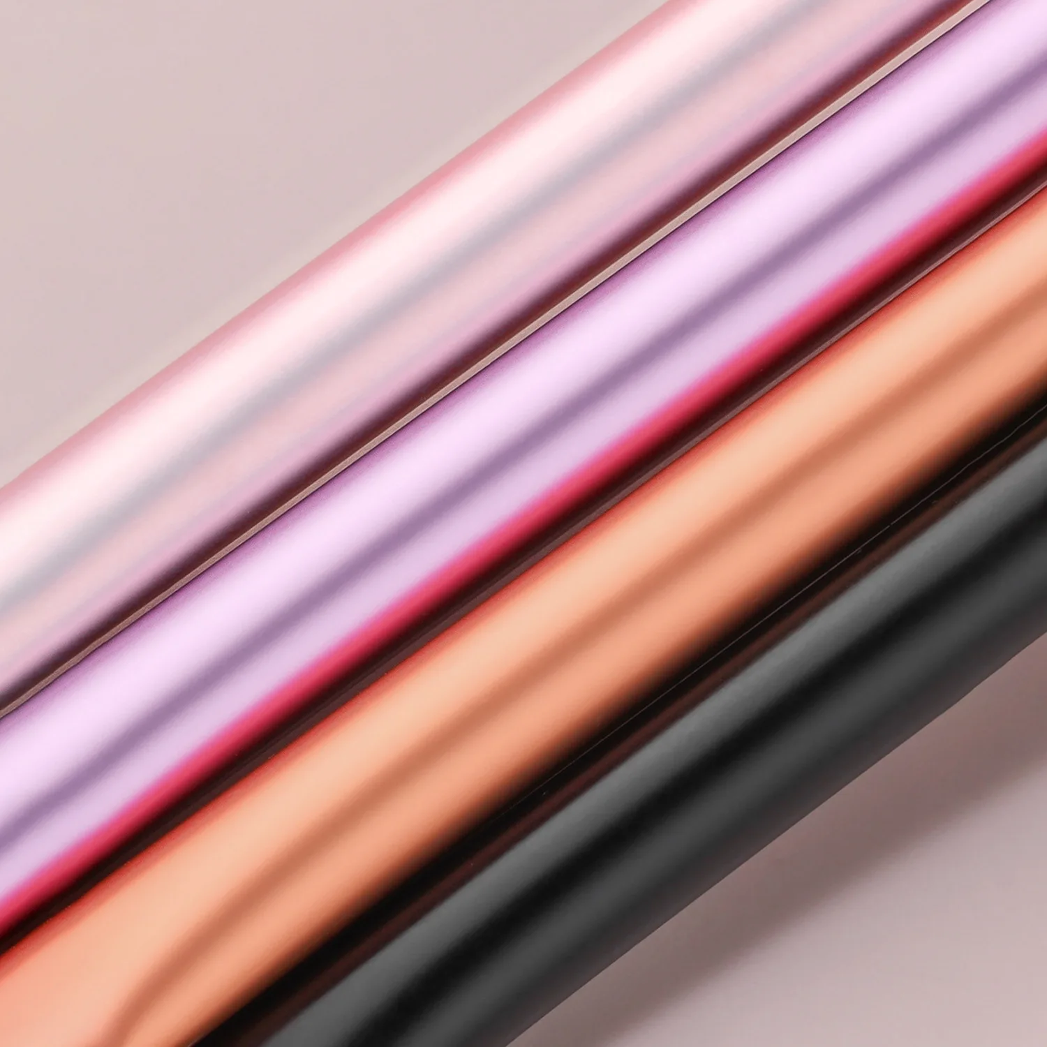 5-Piece Mini Crystal Handle Makeup Brush Set - Full Face Powder, Blush & Eyeshadow Brushes with Nose Contour Brush