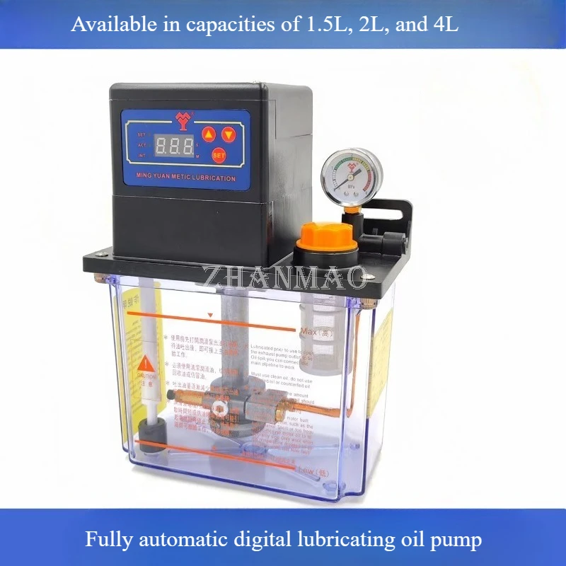 

2л токарный станок с ЧПУ электрический автоматический смазочный насос шестеренного масла 220 В