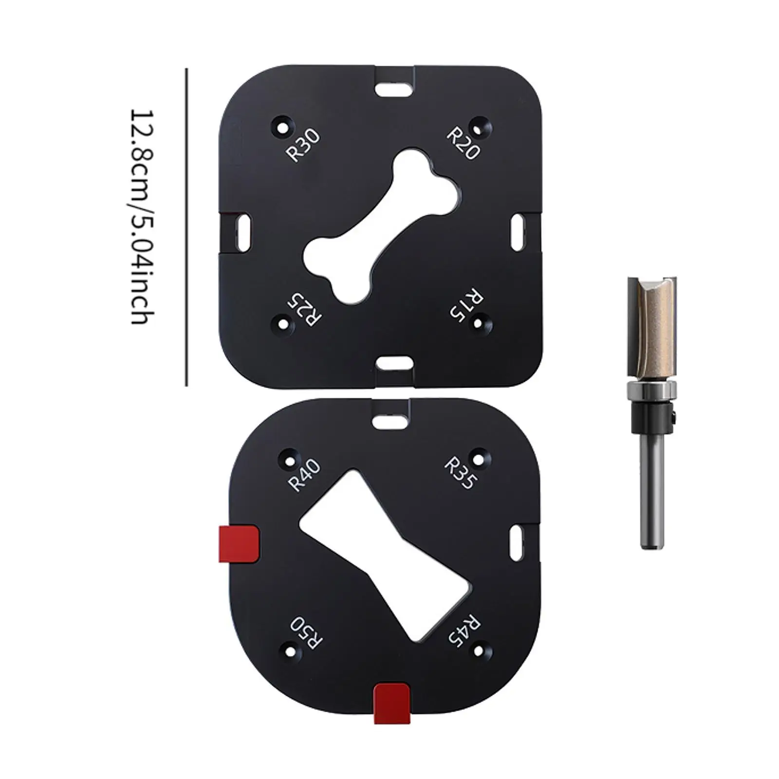 2 шаблона фрезера радиуса R15 R20 R25 R30 R35 R40 R45 R50 ARC режущий вспомогательный инструмент
