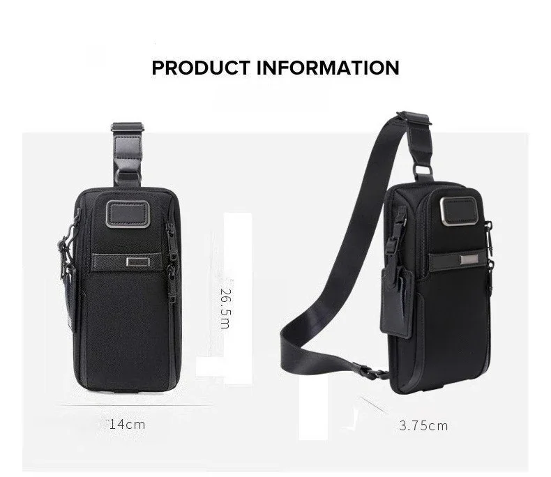 2603585D3 Alpha 3 series ballistic nylon new casual fashion shoulder bag portable men's breast bag