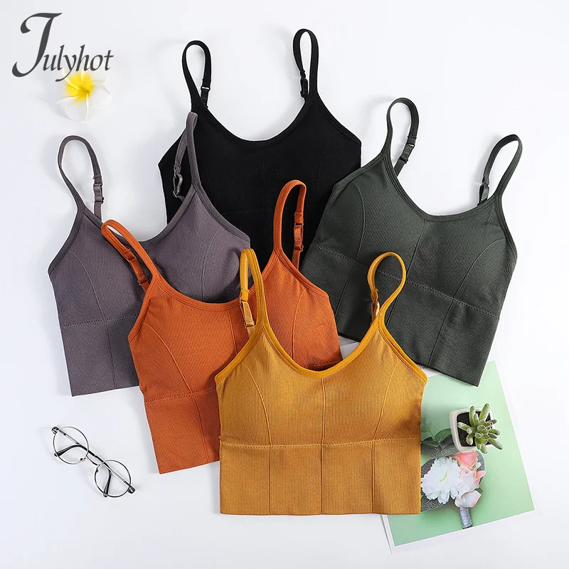 

Seamless Bras Women Sports Bra Gym Running Push Up Bralette Padded Vest Elastic Brassiere Women Fitness Gym Underwear Bra Top