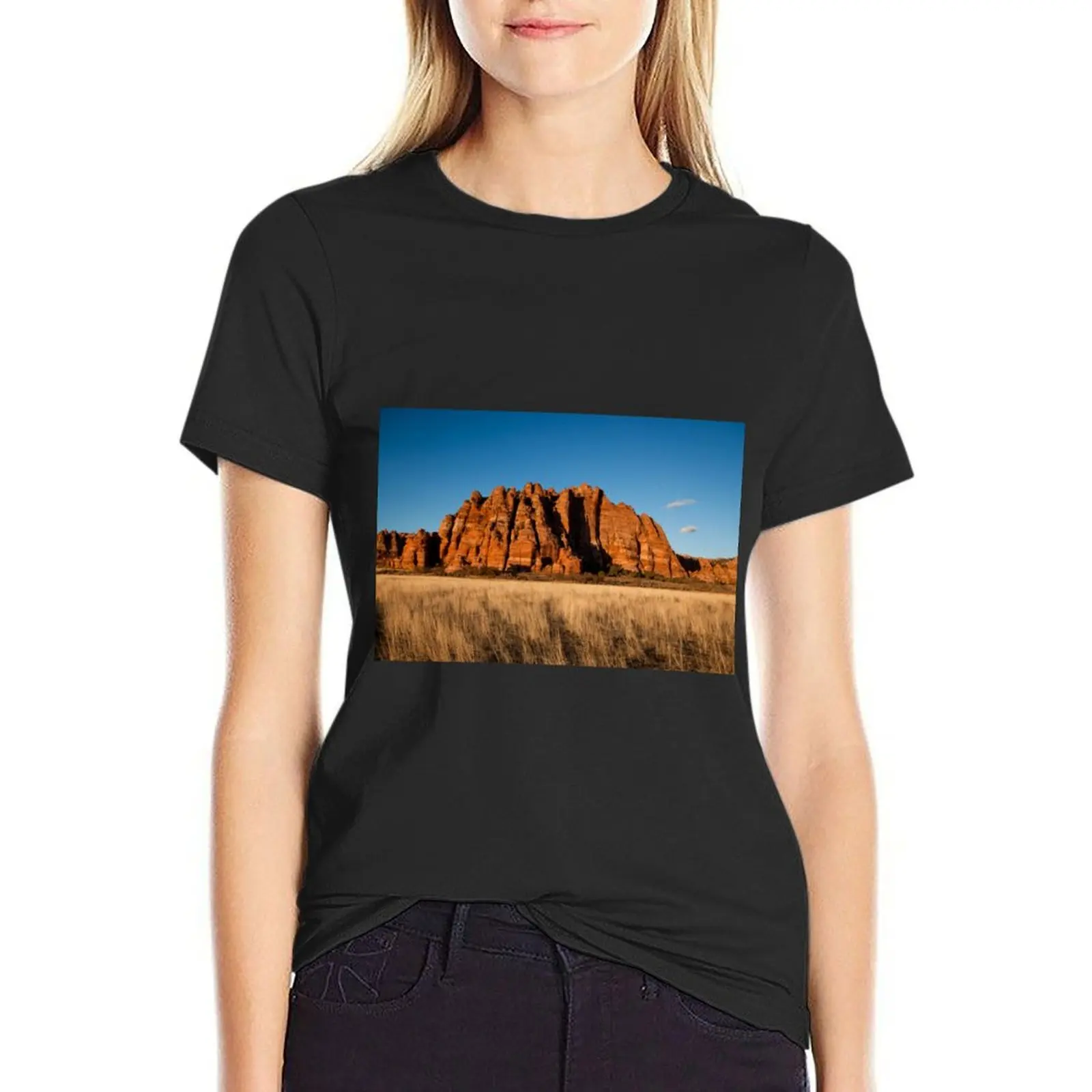 

Kolob Terrace Cliffs T-Shirt plus size tops quick-drying cropped t shirts for Women