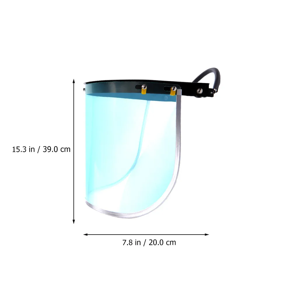 1Pcs Aluminum Frame Face Guard Safety Face Screen for Welding Cutting Grinding Splash Proof Dust Iron Filings Protection