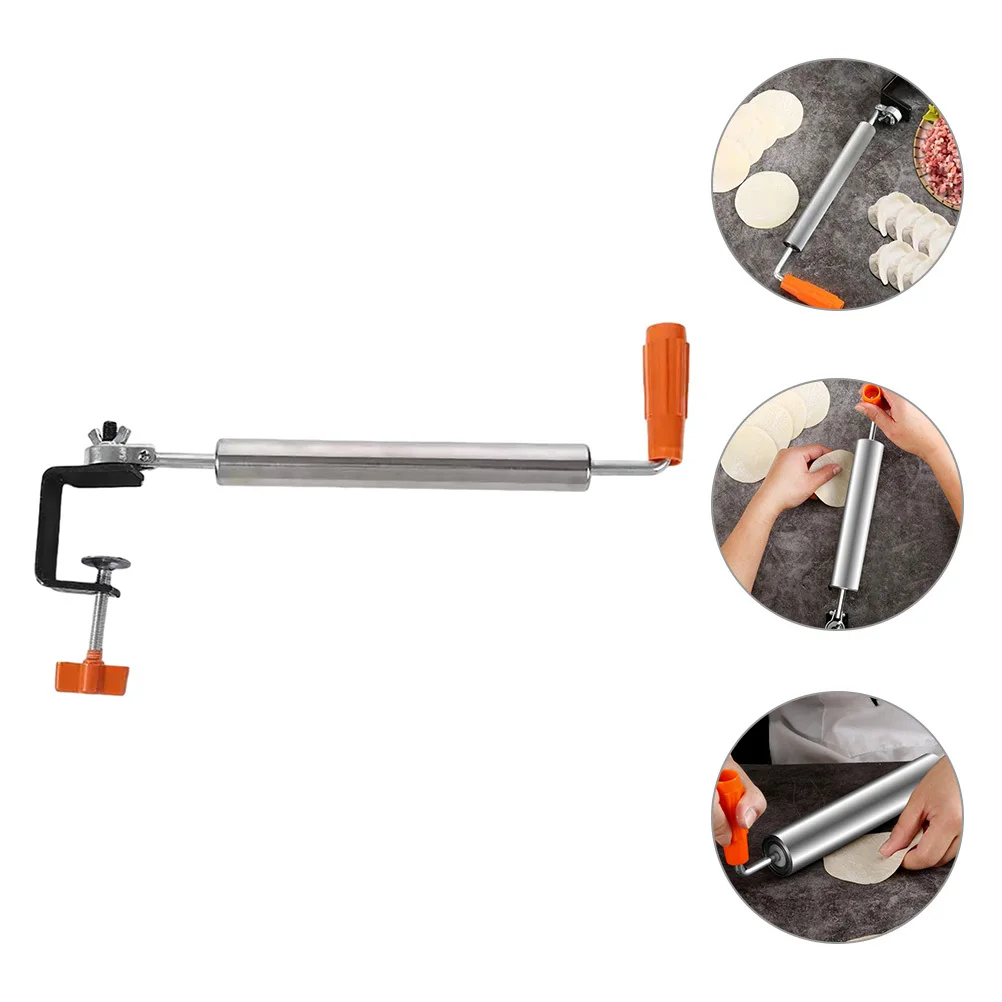 

Stainless Steel Rolling Pin 360 Rotating Metal Dough Roller Pin Kitchen Baking Tool Pastry Pizza Dumpling Skin Maker