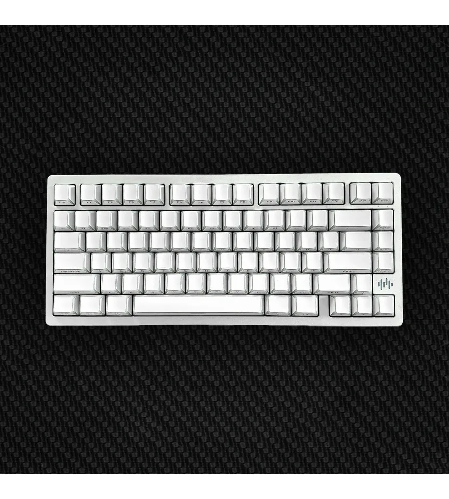 Keycap Korean Russian Arabic European small language Cross-border folding edges and corners Double engraving light transmission
