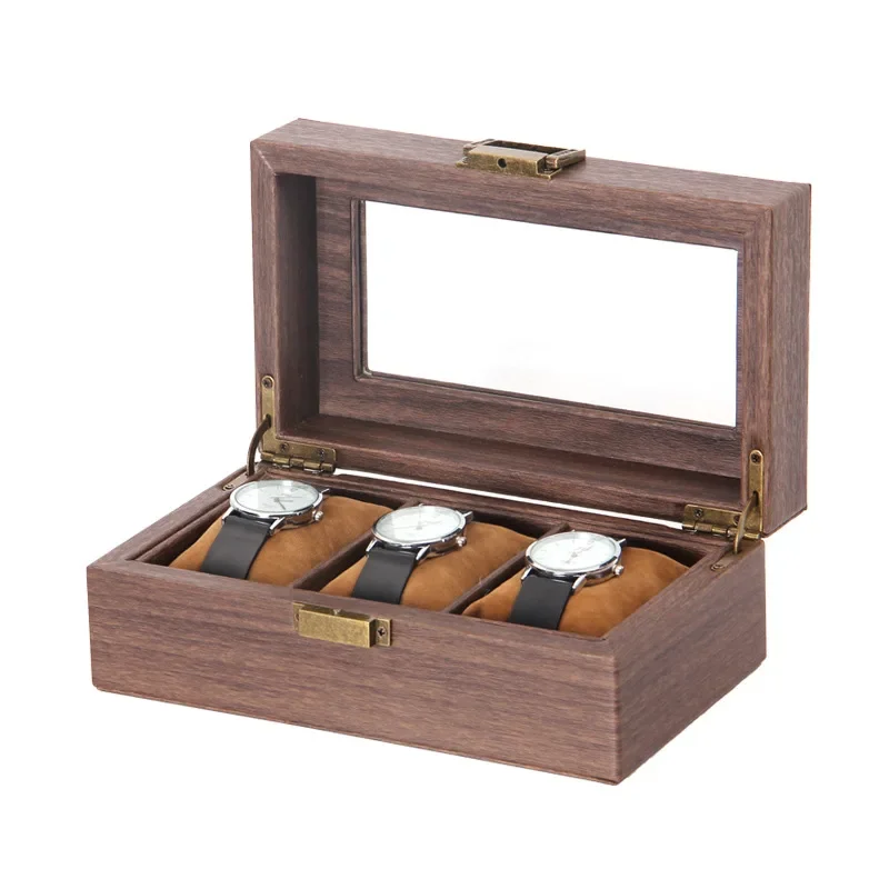 Luxury  2/3/6/10/12 Grids Watch Box Watch Organizers  Wood Holder Boxes for Men Women Watches Jewelry Display