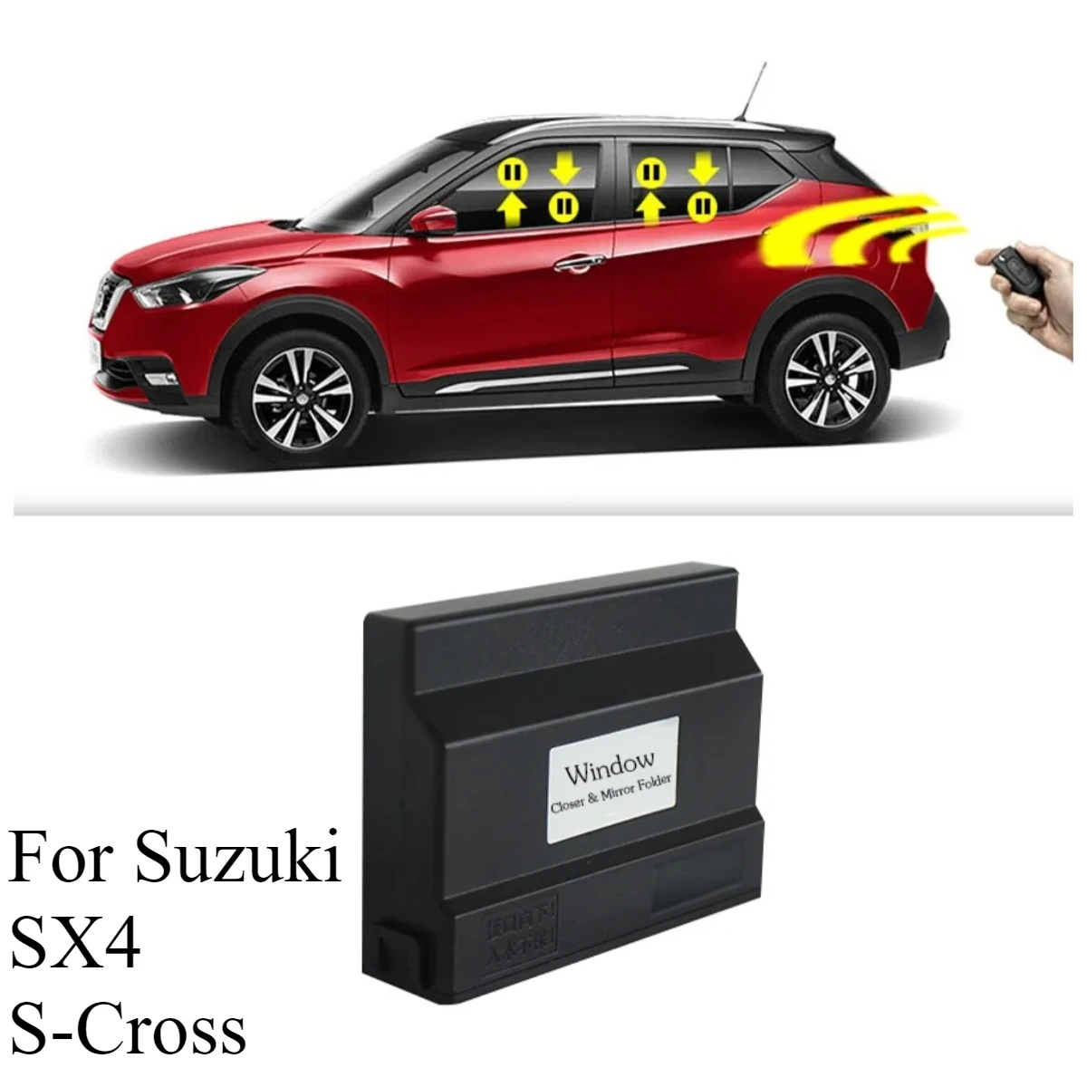 

Intelligent Window Close Glass Lift Mirrors Fold Module For Suzuki SX4 S-Cross Automatic Window Close Fold Rearview Mirror