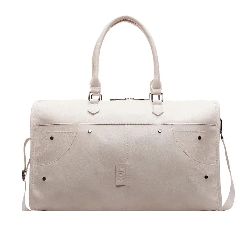 موضة بولي PU حقائب السفر سعة كبيرة جودة عالية الصلبة شعبية الخياطة الموضوع النمط الكلاسيكي حقيبة سفر للنساء 2026 جديد #6