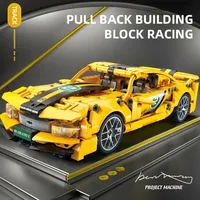 Technical Car City Speed Car Model Building Blocks Super Racers Bricks Construction Toys for Children's Christmas Gift