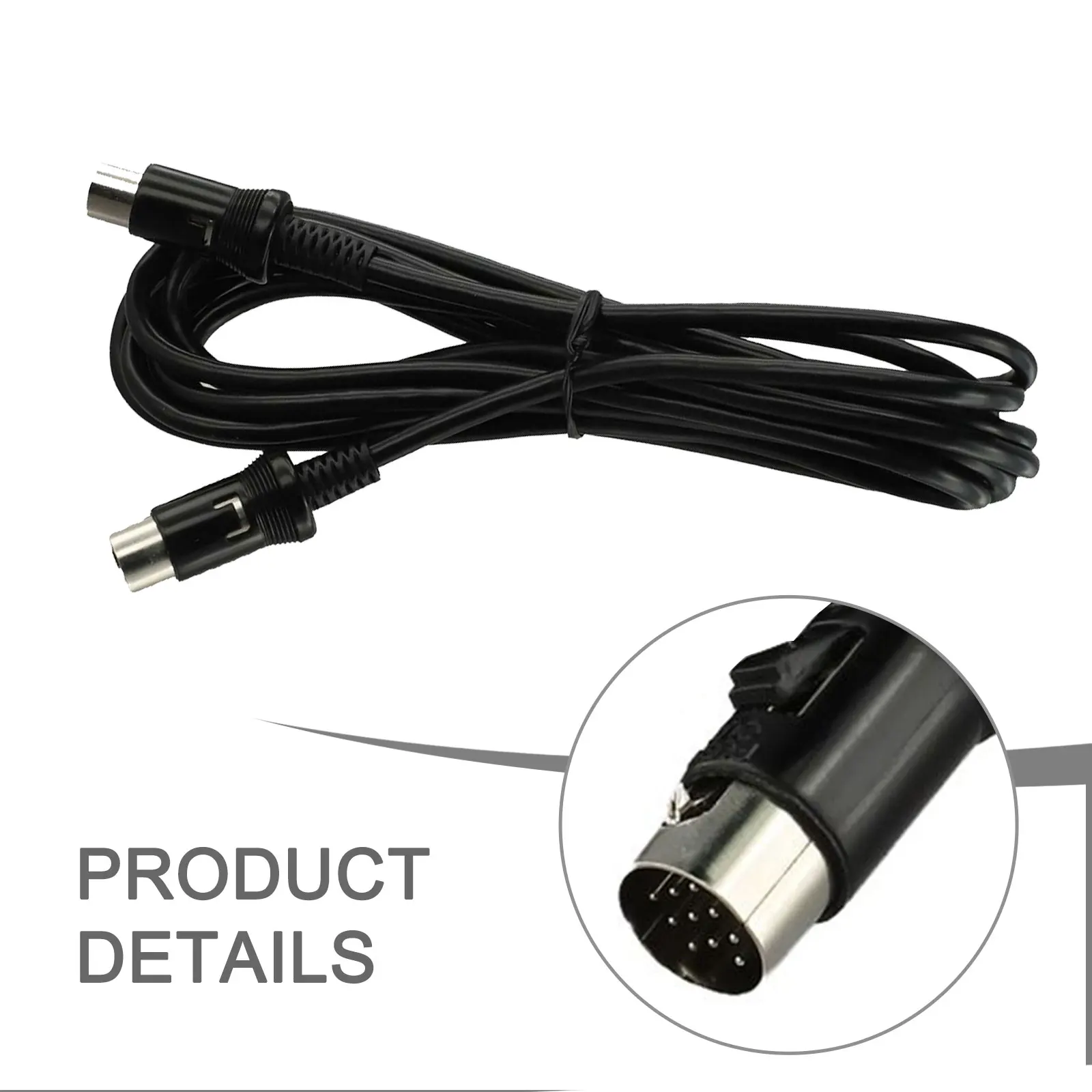 اتصال 300 سم 13Pin DIN كابل اتصال جهاز الصوت متوافق مع التحكم في جهاز AUX لوحدة رأس كينوود