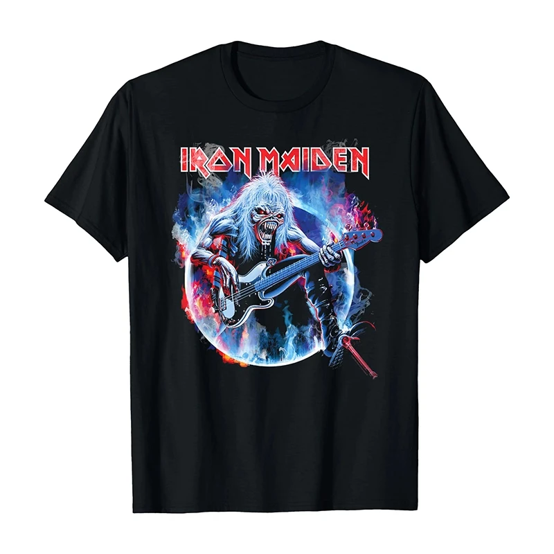 Rock Punk American Vintage Direct Injection Short Sleeve T-Shirt Comfortable Breathable