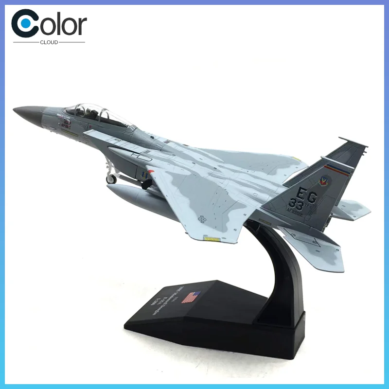 

1/100 Scale Us F-15c American Eagle Supersonic Fighter Jet Simulation Alloy Airplane Model Finished Product Collectible Toy