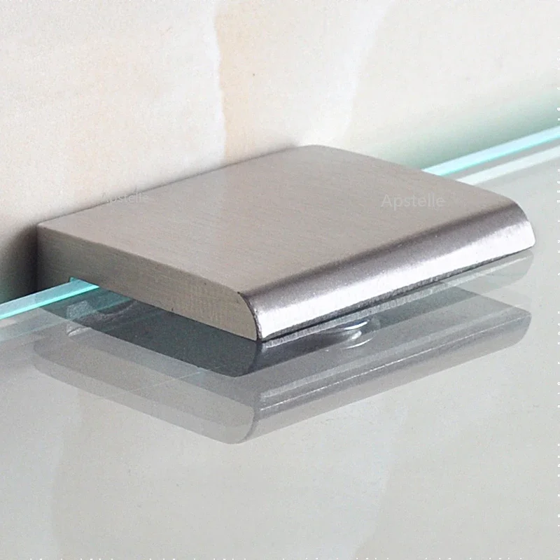 1PCS 304 Stainless Steel Clamps Clips Support Brackets 8-12 Mm Glass Clamp Hardware  Glass Holder  Cabinet Clips