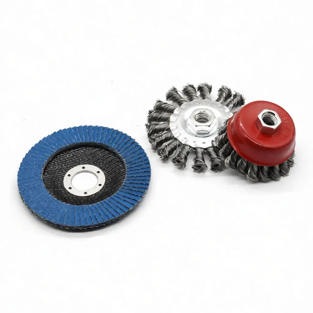Twisted Wire Brush For Angle Grinder Metal Surface Polishing Rust Removal Tool High Speed Grinding Wheel Accessories