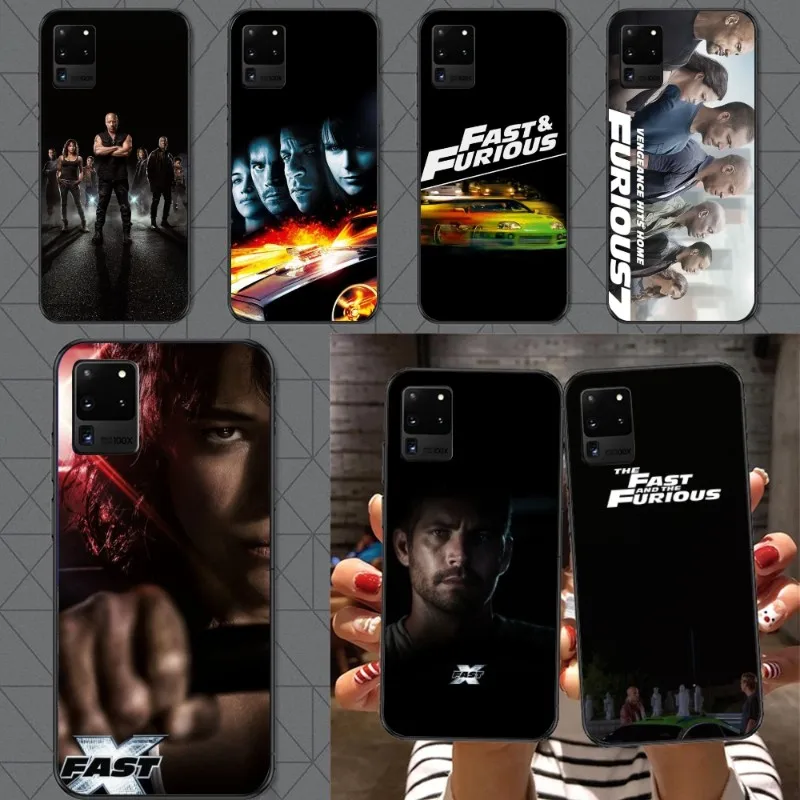 Fast and Furious Smart Phone Case for Samsung A91 A81 A73 A72 A71 A30S A20 A12 A13 A52 A53 4G 5G Black Soft Phone Cover Funda