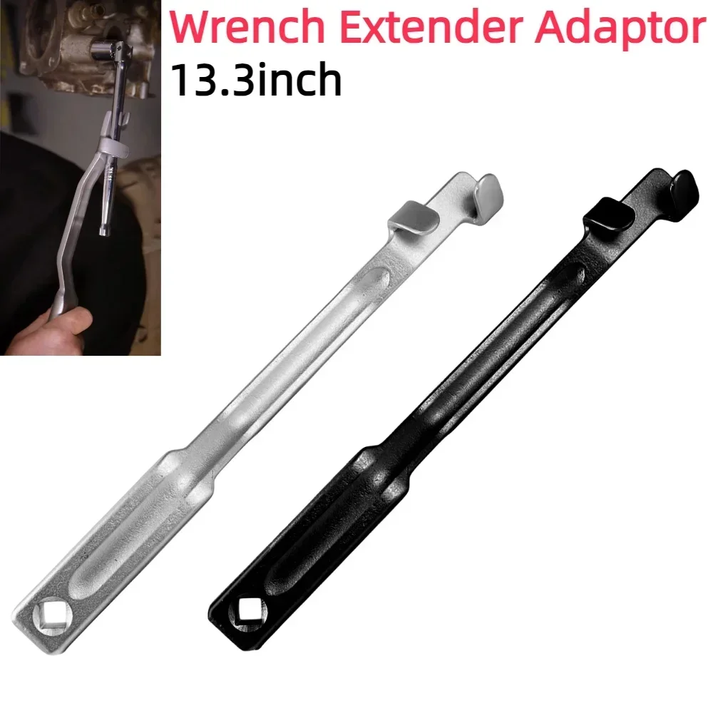 

Universal Wrench Extension Rod Socket Extension Bar 13.3inch Heavy Duty Spanner Extender Wrench Extender Tool Bar